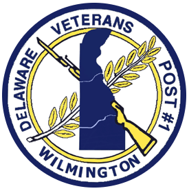 Wilmington delaware veterans post #1 logo